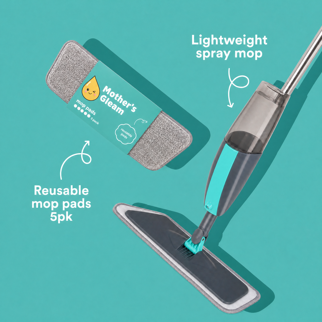 Spray Mop & Mop Pads 5pk
