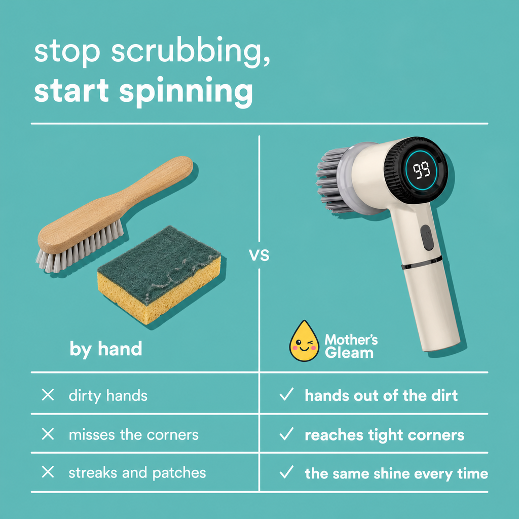 Cordless Electric Spin Scrubber