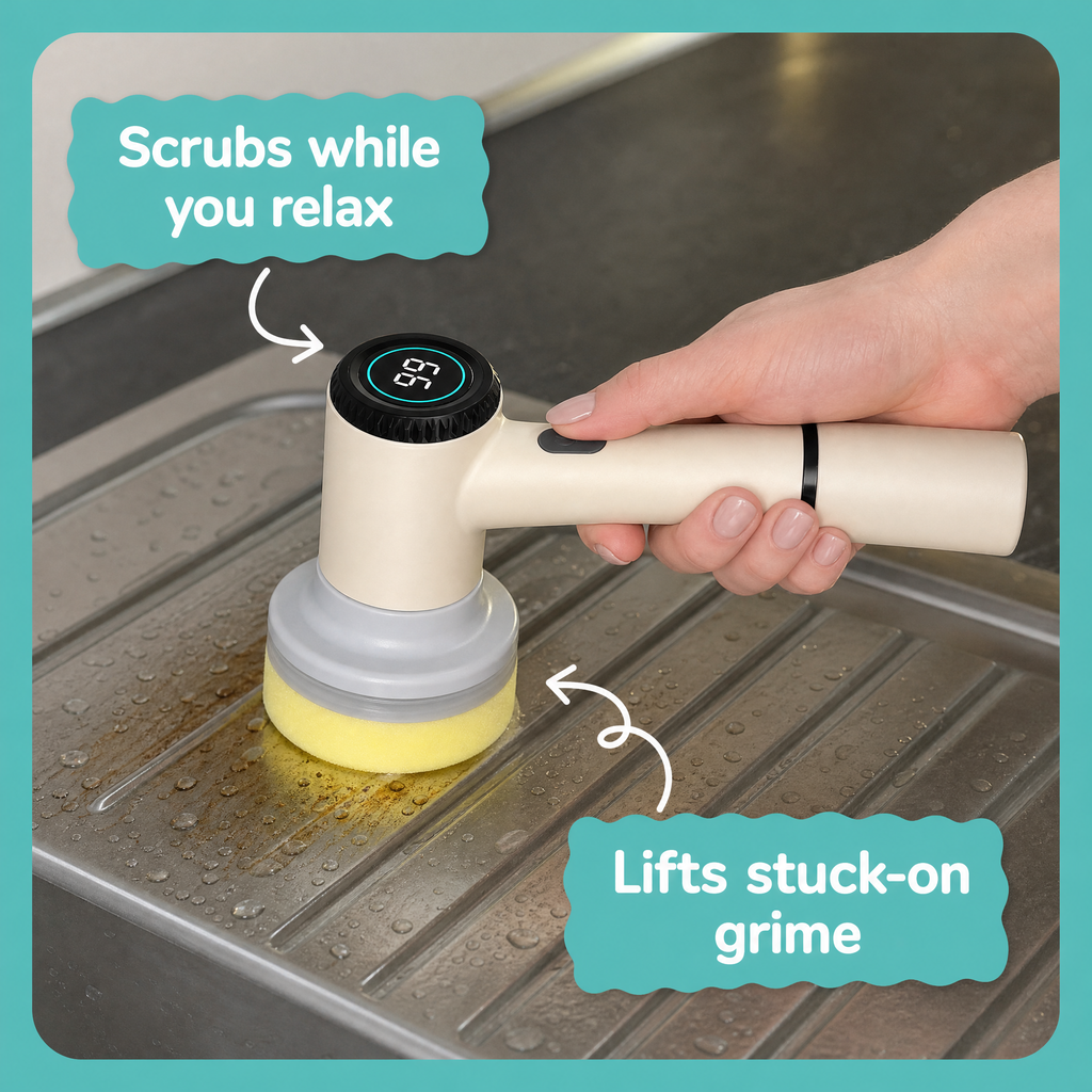 Cordless Electric Spin Scrubber
